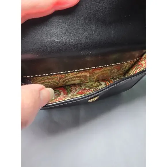 Dooney & Bourke Heritage QT112 Black Leather Wristlet Set With Box/Card/Dustbag - Picture 6 of 16